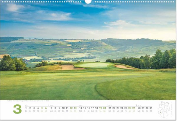 Golfkalender März 2022