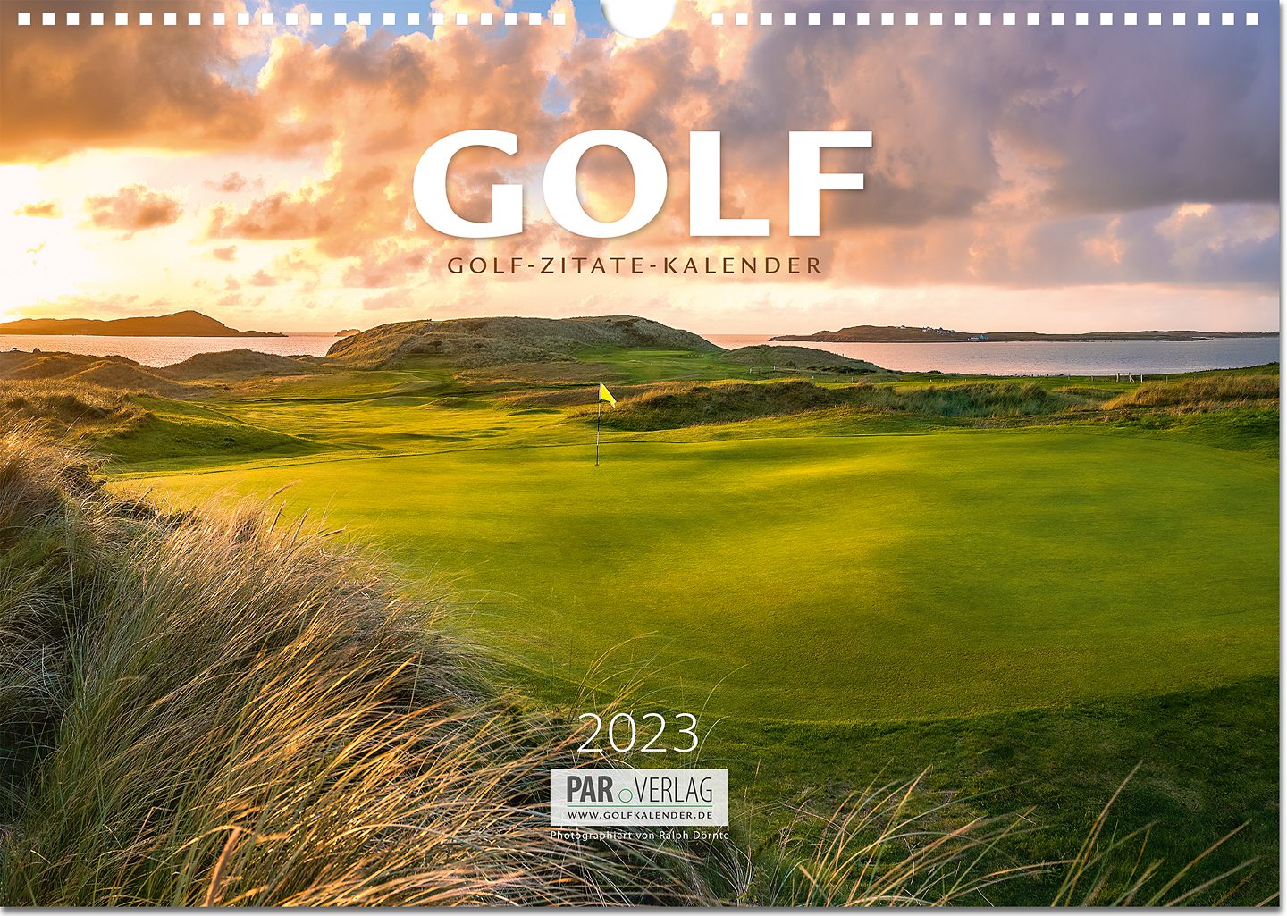 Golf Zitate Kalender Titel 2023