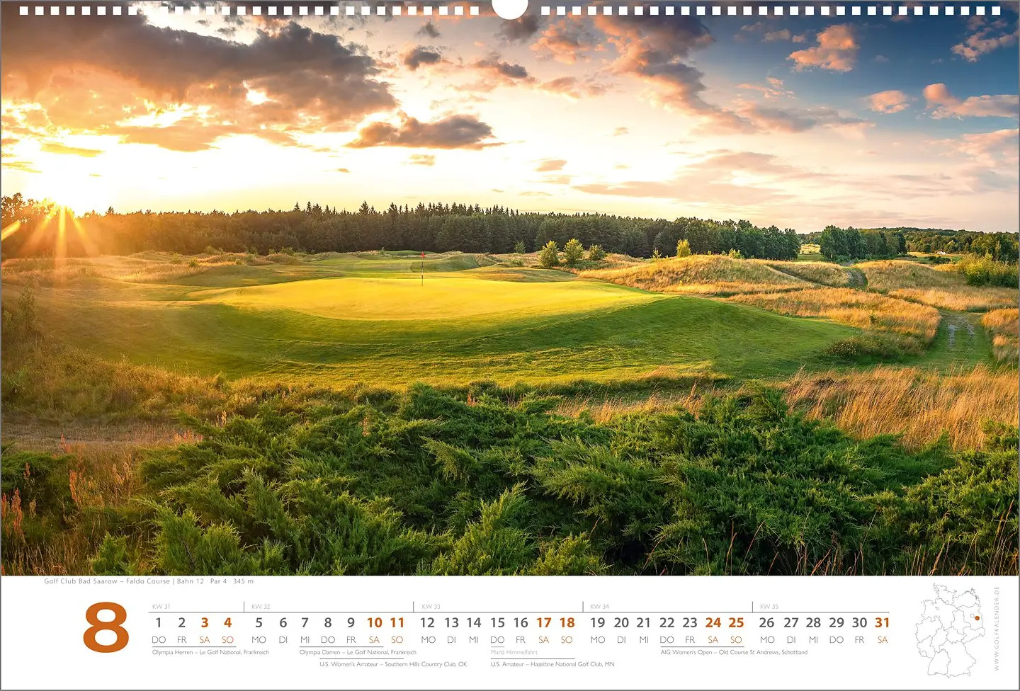 Golfkalender 2024 - Treuepreis – Bild 11