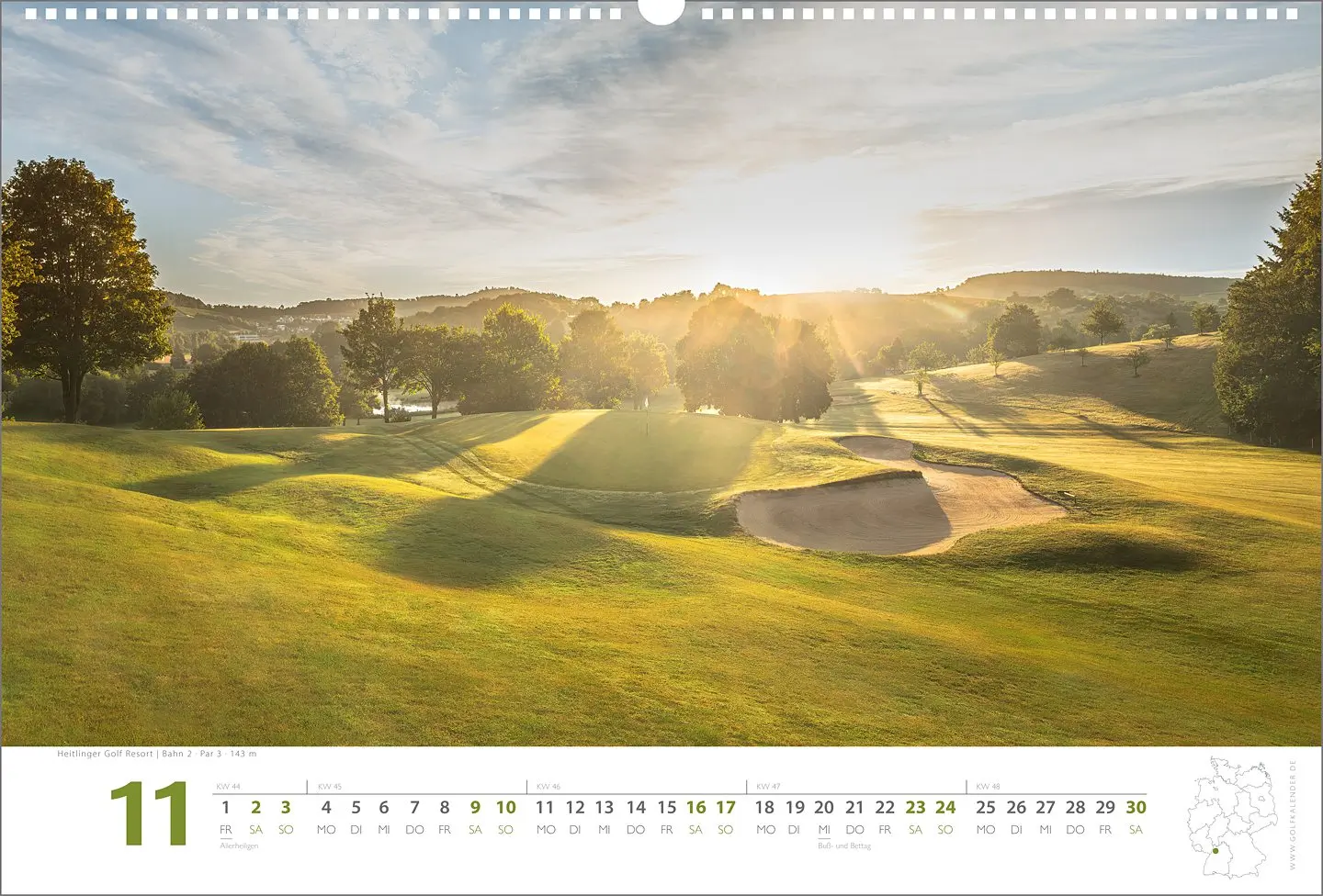 Golfkalender 2024 - Treuepreis – Bild 14