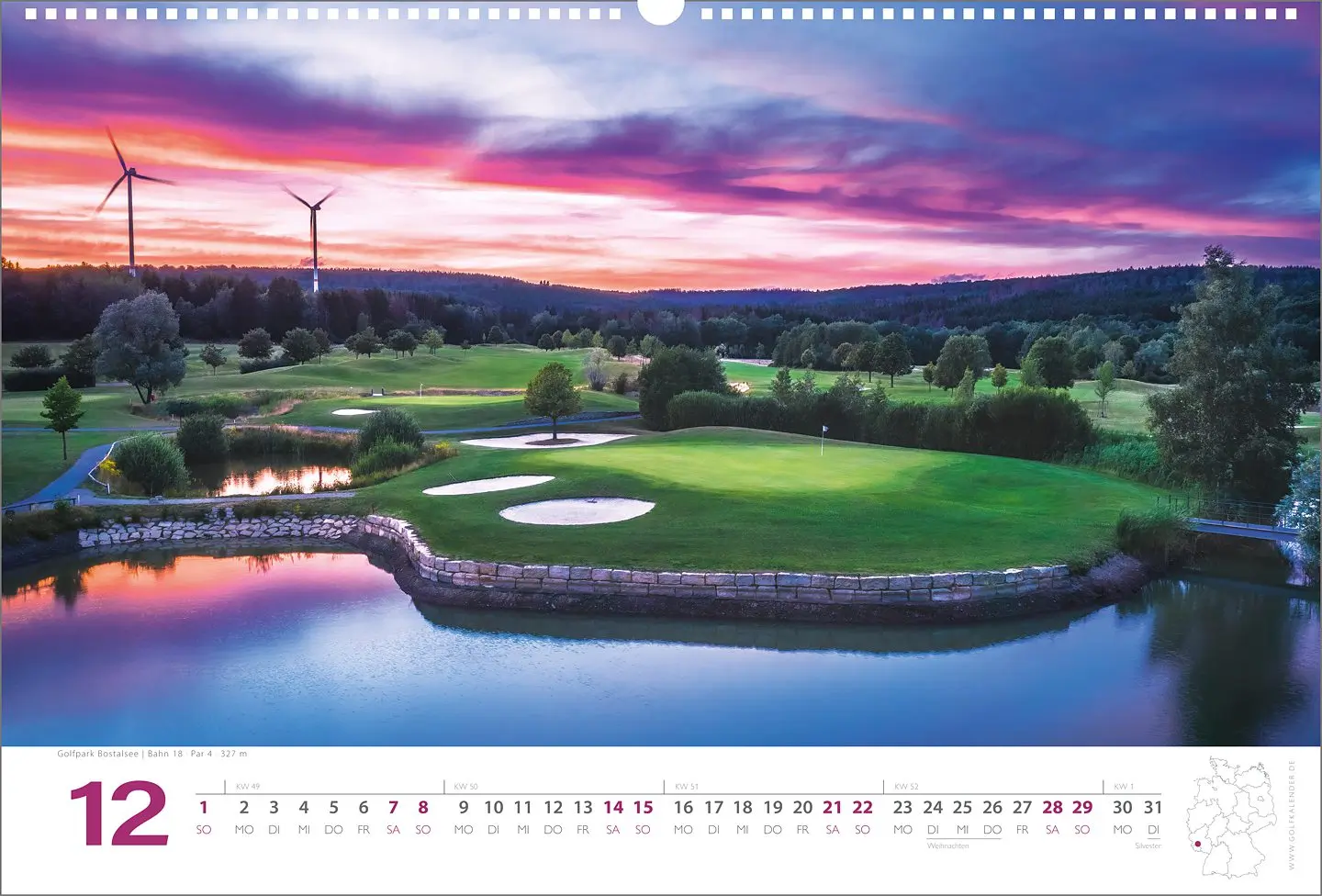 Golfkalender 2024 - Treuepreis – Bild 15