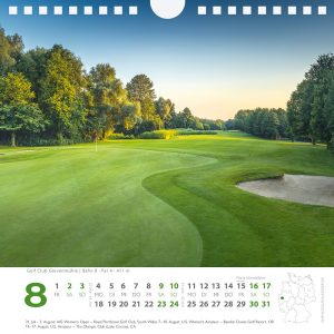 Mini-Golf-Kalender 2025