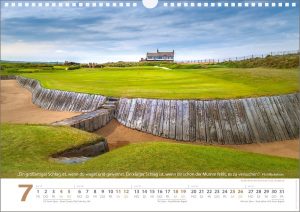 Golf Zitate Kalender 2026 – Juli – Ein großartiger Schlag ist, wenn du wagst und gewinnst …