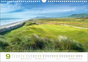 Golf Zitate Kalender 2026 – September – Fehler sind Teil des Spiels …