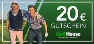 Golfkalender 2026 – € 20 Golf House Gutschein inklusive, einlösbar in allen Filialen oder online