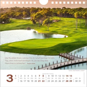 Golf Zitate Mini Kalender 2026 – März – Der Pro erklärt Ihnen, welchen Flex ihr Schaft benötigt …