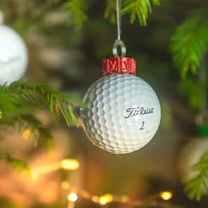 Weihnachts-Golfbälle mit Hänger – Geschenkidee für Golfer