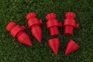 Verstellbare Füße abschraubbare Spitzen für Rasen für automatischer Gollfball-Spender Ballbuddy mechanisch Golfball-Dispenser