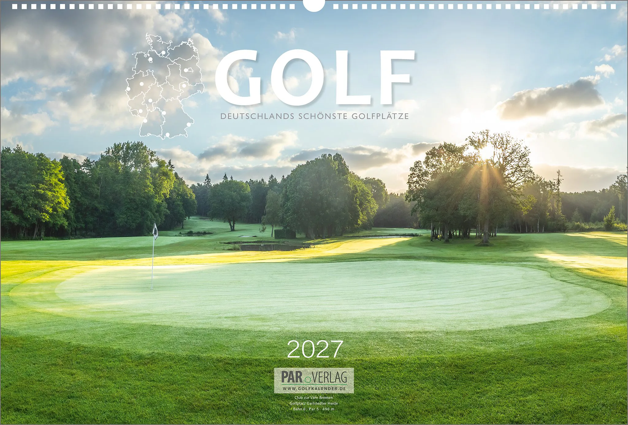 Golfkalender 2027 - Golf 2027 - PAR Verlag