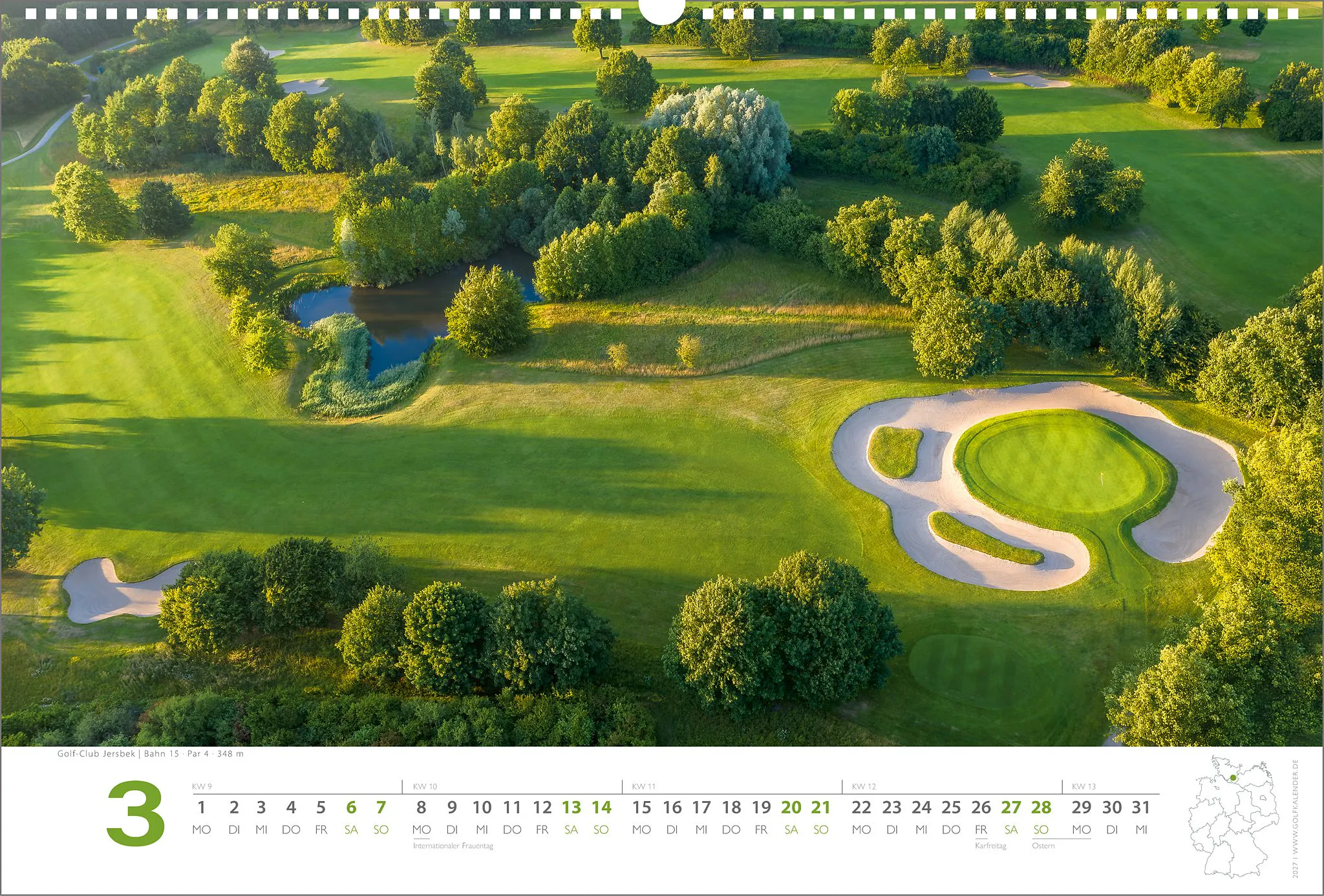 Golfkalender 2027<br>mit Greenfee-Gutscheinen – Bild 5