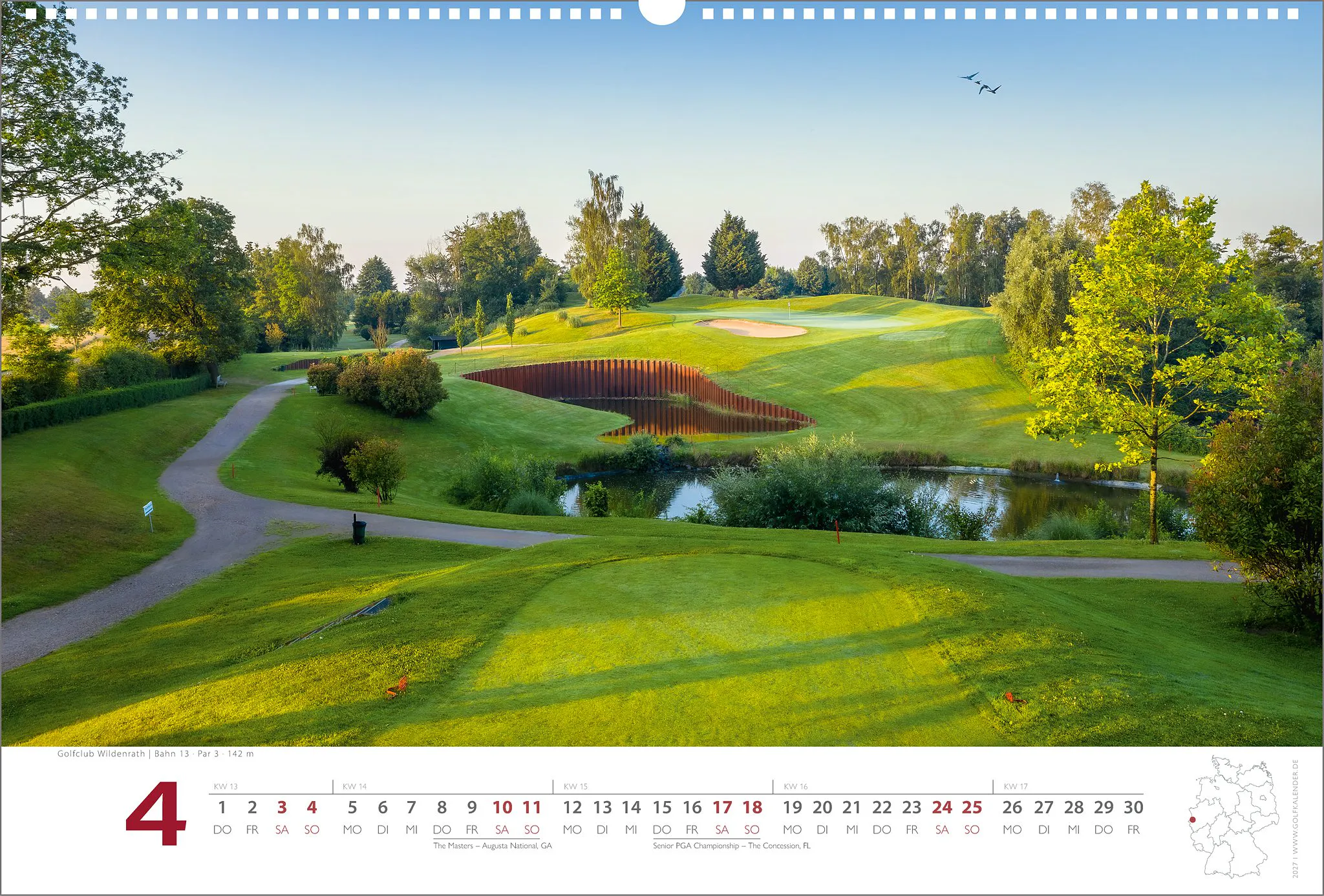 Golfkalender 2027<br>mit Greenfee-Gutscheinen – Bild 6