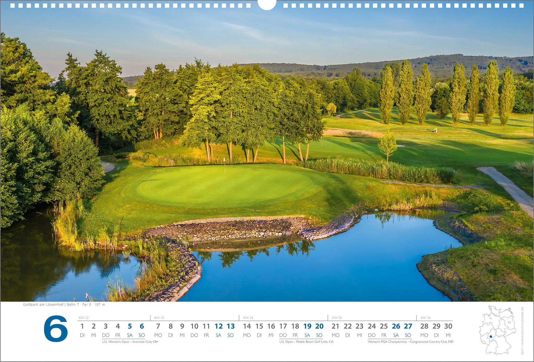 Golfkalender 2027<br>mit Greenfee-Gutscheinen – Bild 8