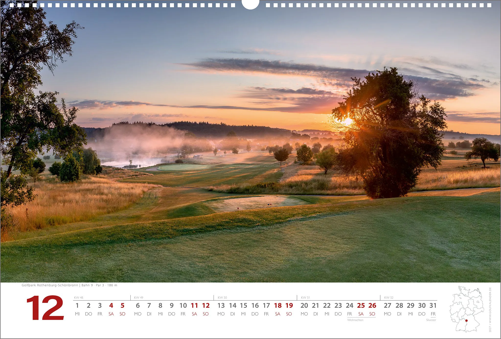 Golfkalender 2027<br>mit Greenfee-Gutscheinen – Bild 14