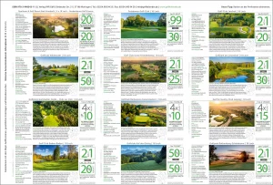 Alternative view of Golfkalender 2027<br>mit Greenfee-Gutscheinen